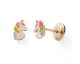 Boucles d'oreilles licorne boutons or Stepec - nBBOIOv