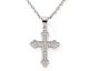 Collier croix argent et oxydes Stepec - cIEIU