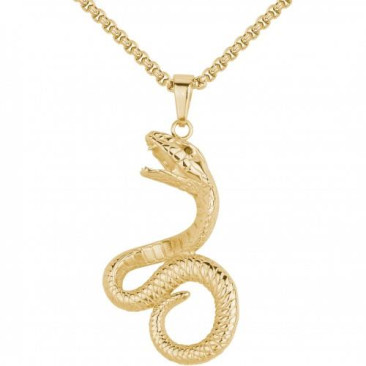 Collier acier doré Phebus - 75-0318