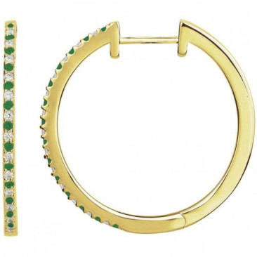 Boucles d'oreilles créoles plaqué or oxydes Phebus - 76400416
