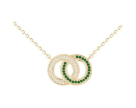 Collier plaqué or et oxydes Phebus - 76700401