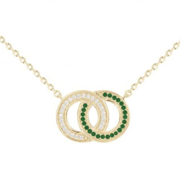 Collier plaqué or et oxydes Phebus - 76700401