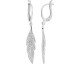 Boucles d'oreilles dormeuses argent oxydes - 335110.1