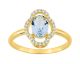 Bague plaqué or oxydes- 137379.6