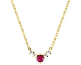 Collier or rubis & diamant(s) - 3.7532.R0