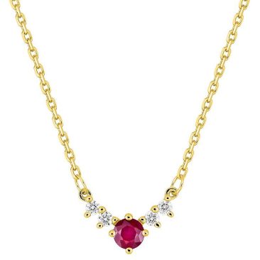 Collier or rubis & diamant(s) - 3.7532.R0