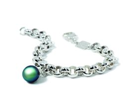 Bracelet argent & perle(s) de Tahiti Iza B - EF-003-BRA