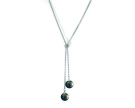 Collier argent & perle(s) de Tahiti Iza B - EP-036-COL