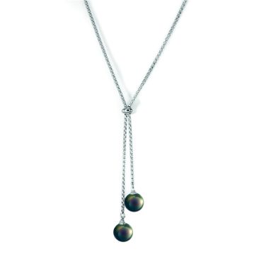 Collier argent & perle(s) de Tahiti Iza B - EP-036-COL