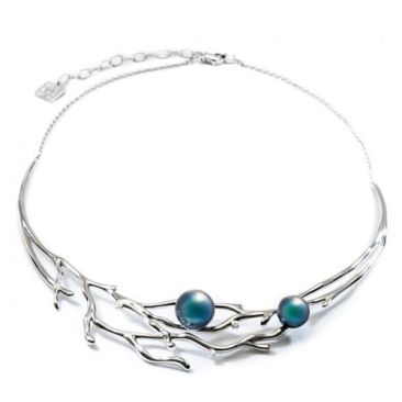Collier argent, perle(s) de Tahiti & diamant(s) Iza B - FEZ16N001HP