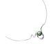 Collier argent, perle(s) de Tahiti & diamant(s) Iza B - FEZ18N006HP