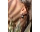 Boucles d'oreilles pendants argent, perle(s) de Tahiti & diamant(s) Iza B - FEZ22E002HP