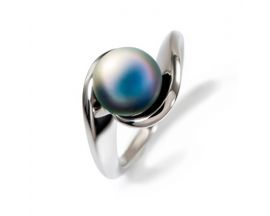 Bague argent, perle(s) de Tahiti Iza B - ML-006-BAG