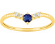 Bague or diamants & saphir - 1.7681.S0