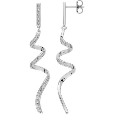 Boucles d'oreilles pendants argent - 335128.1