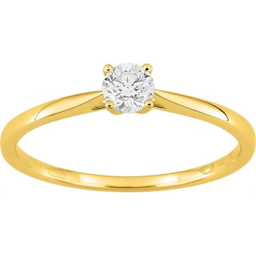 Bague solitaire or & diamant synthétique Diamanti - DS1015.20