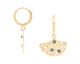 Boucles d'oreilles pendants Franck Herval - 12--69650