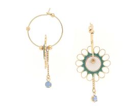 Boucles d'oreilles créoles Franck Herval - 12--69885 Boucles d'oreilles créoles Franck Herval - 12--69885