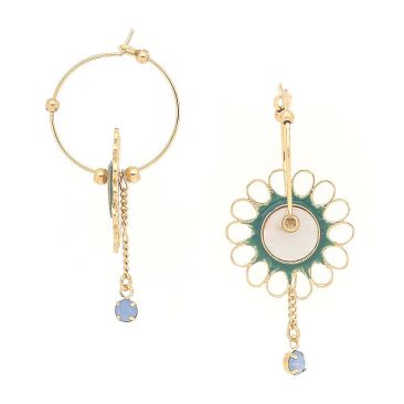 Boucles d'oreilles créoles Franck Herval - 12--69885