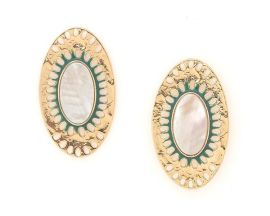 Boucles d'oreilles boutons Franck Herval - 12--69883 Boucles d'oreilles boutons Franck Herval - 12--69883