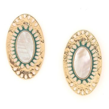 Boucles d'oreilles boutons Franck Herval - 12--69883