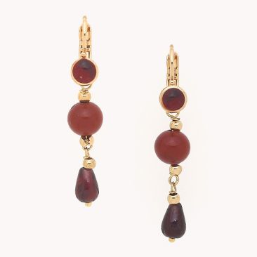 Boucles d'oreilles dormeuses Nature Bijoux - 12--90413