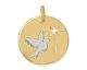 Médaille or colombe Stepec - dJJSIO