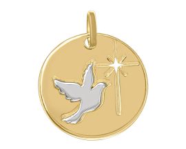 Médaille or colombe Stepec - dJJSIO
