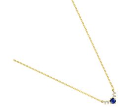 Collier or saphir(s) & diamant(s) - 3.7532.S0