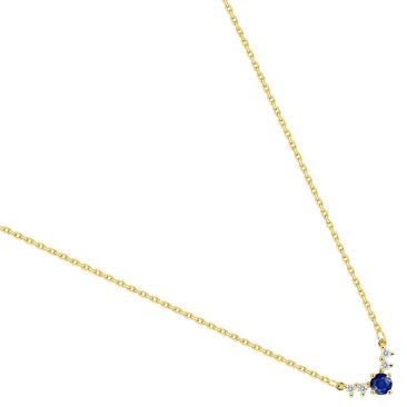 Collier or saphir(s) & diamant(s) - 3.7532.S0