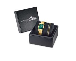 Coffret montre femme + bijou Lotus - 19009/3