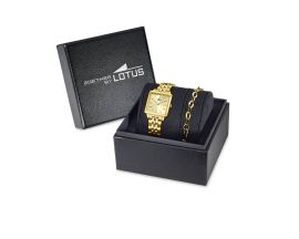 Coffret montre femme + bijou Lotus - 19011/2