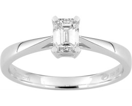 Bague solitaire or & diamant synthétique 0.50 carat Diamanti - DS1020.21 Bague solitaire or & diamant synthétique 0.50 carat Diamanti - DS1020.21