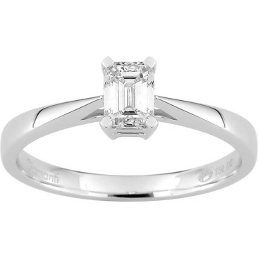 Bague solitaire or & diamant synthétique 0.50 carat Diamanti - DS1020.21