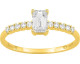Bague solitaire or & diamants synthétiques 0.63 carat Diamanti - DS1078.20
