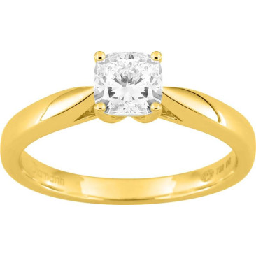 Bague solitaire or & diamant synthétique 0.70 carat Diamanti - DS1123.20