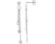 Boucles d'oreilles pendantes argent Stepec - 335A03