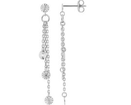 Boucles d'oreilles pendantes argent Stepec - 335A03 Boucles d'oreilles pendantes argent Stepec - 335A03