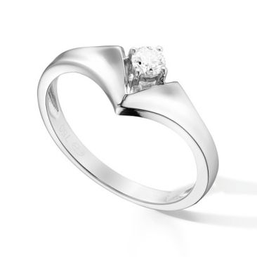 Bague Graphique or & diamant(s) 04ND15G - Garel