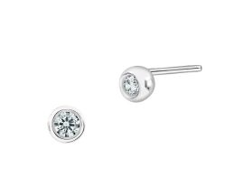 Boucles d'oreilles boutons Neima or & diamant(s) Garel - 74KP10G