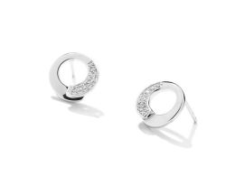 Boucles d'oreilles boutons Envol or & diamant(s) Garel - 74LA15G