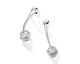 Boucles d'oreilles pendants Envol Dancing Stone or & diamant(s) Garel - 74XF32G