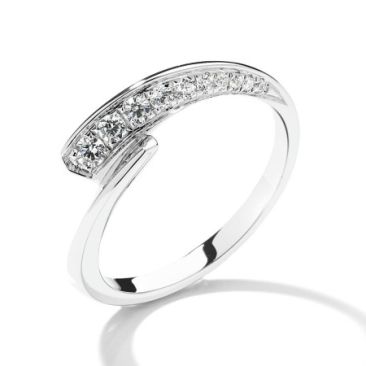 Bague Envol or & diamant(s) Garel - 14BD21G