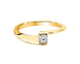 Bague Envol or & diamant(s) 04BB15J - Garel