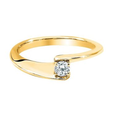 Bague Envol or & diamant(s) 04BB15J - Garel