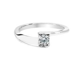 Bague Envol or & diamant(s) Garel - 04BB25G