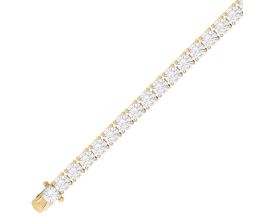 Bracelet plaqué or & oxydes Phebus - 76300338