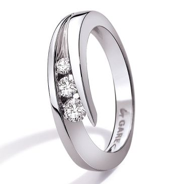 Bague Neima or & diamant(s) Garel - 14PR10G