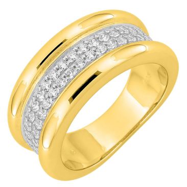 Bague oxydes & plaqué or - 137215.1