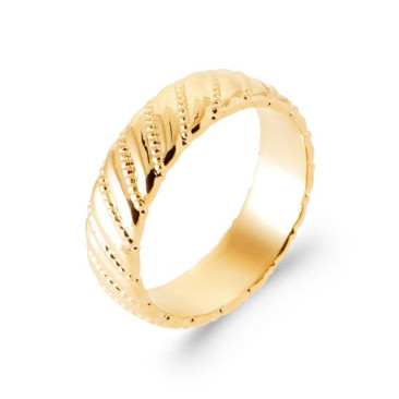 Bague plaqué or Stepec - IPPPBTPP